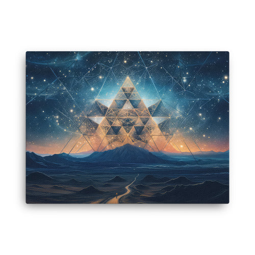 sacred geometry Sacred Geometry - Symmetry Art: Geometry Of Existence Wall Art ( canvas wall art in bedroom mockup