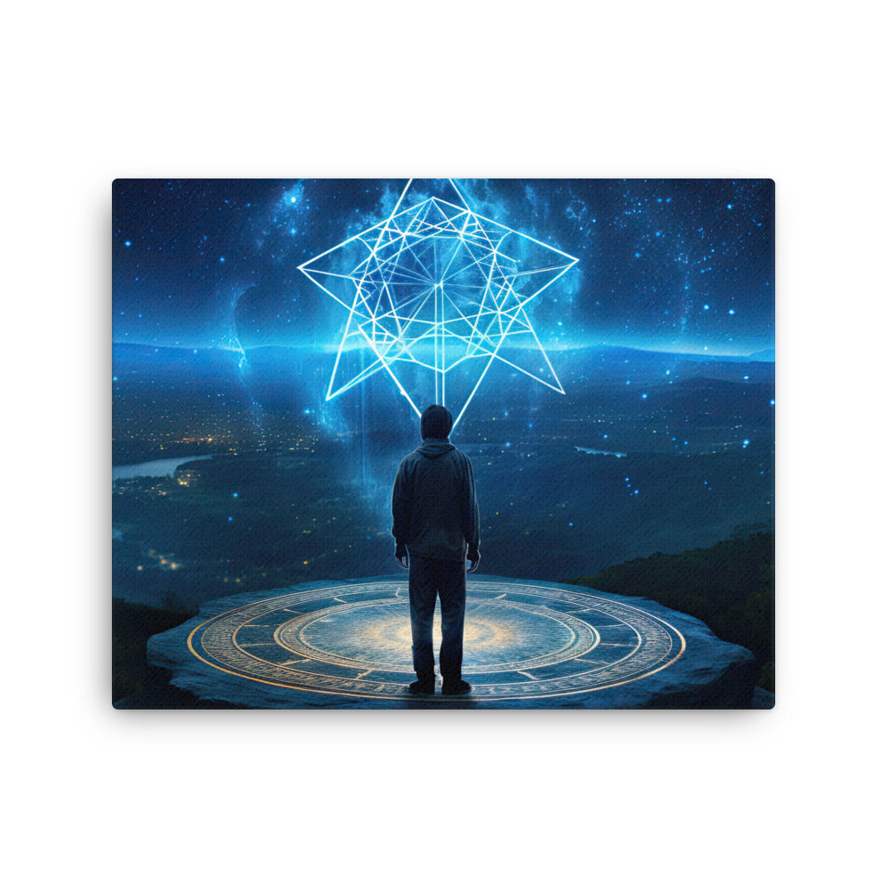 Mystical Patterns of Creation Canvas Art: Sacred – Lumen Archive
