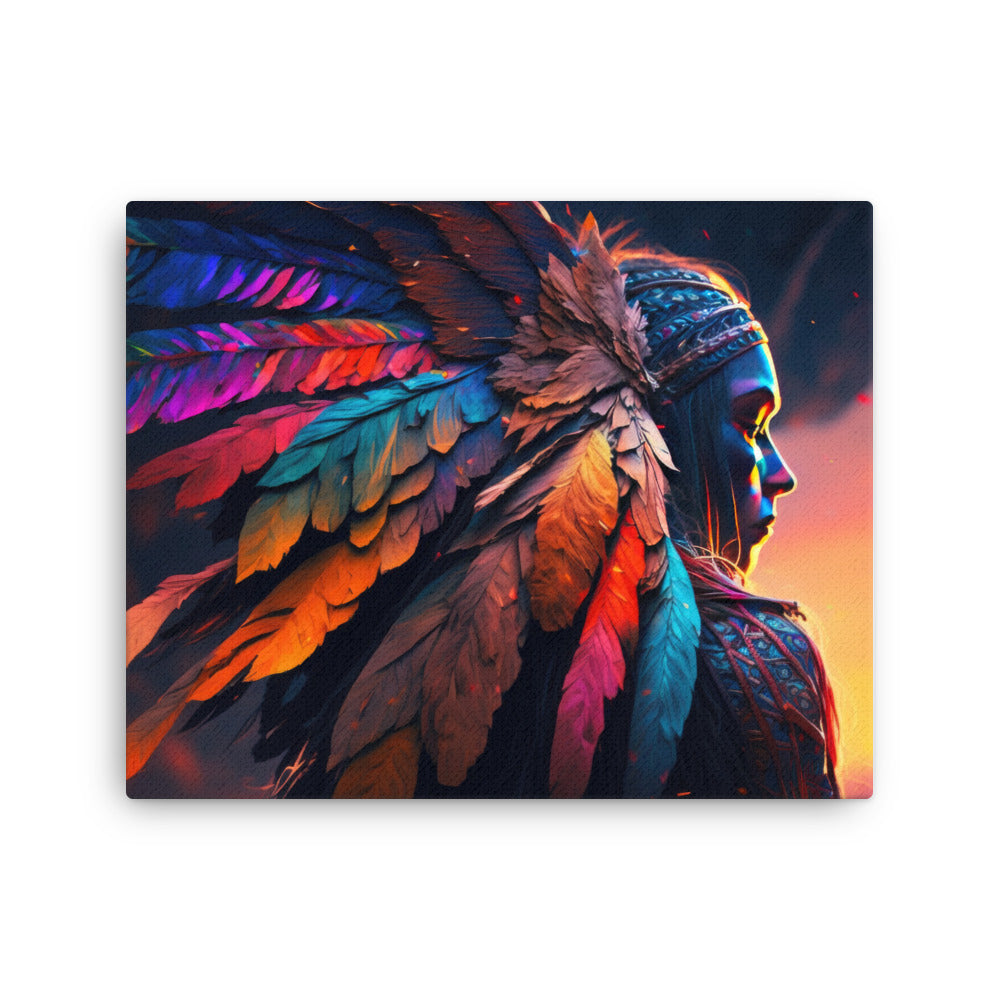 buddha meditation Shamanic Mysteries canvas wall art in meditation space mockup