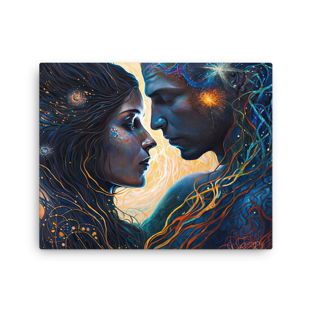 buddha meditation Spiritual Art - Deepest Joy Essence Art canvas wall art in meditation space mockup