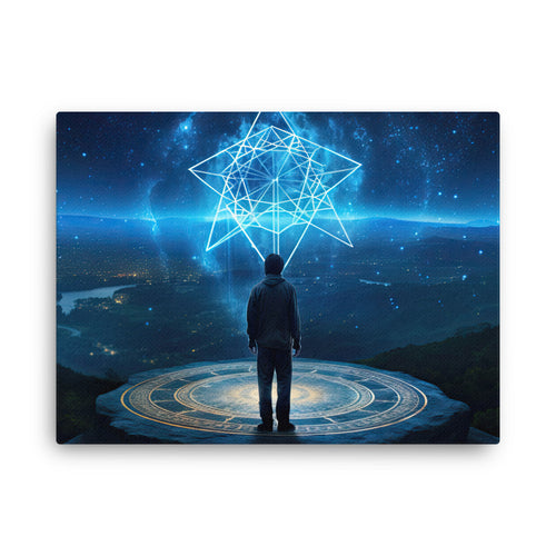 sacred geometry Sacred Geometry - Patterns Of Creation Art Wall Art ( canvas wall art in bedroom mockup