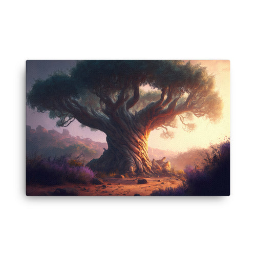 Nature shamanic arboreal whispers canvas canvas wall art print