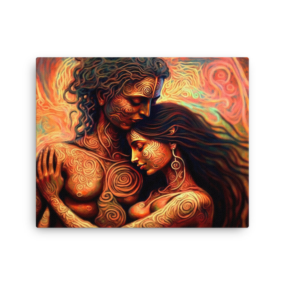 Chakra energy harmony canvas print canvas print texture detail close-up