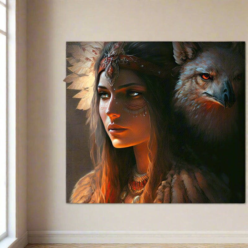 Nature shamanic ancient shamanic journeys canvas wall art print
