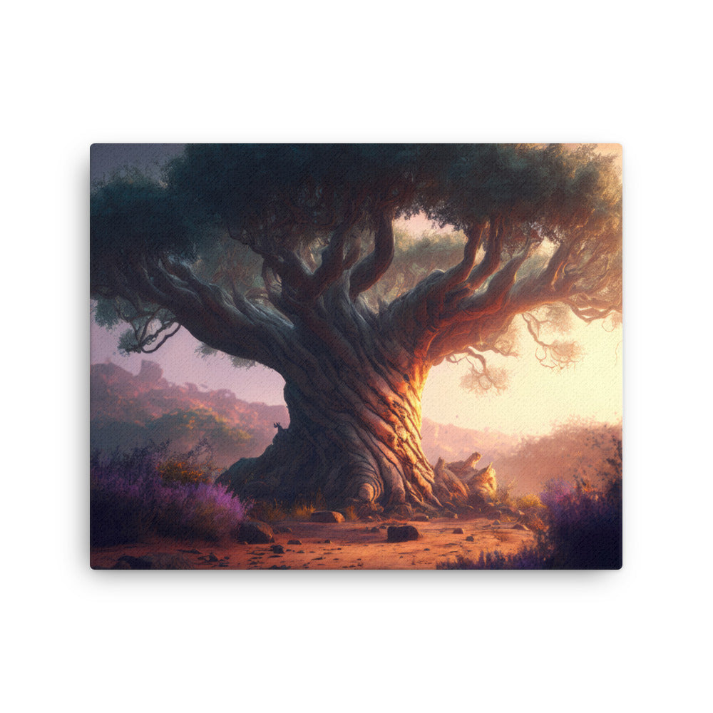 Nature shamanic arboreal whispers canvas canvas print texture detail close-up
