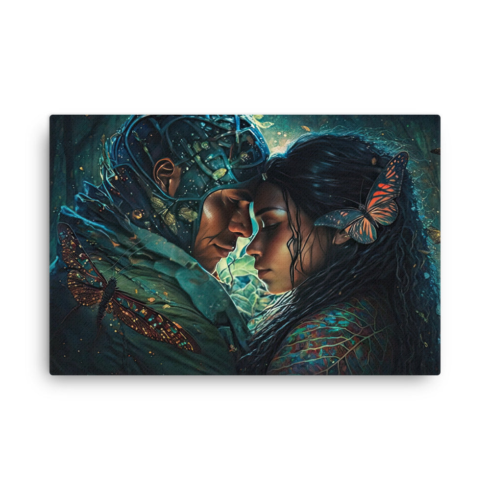 Spiritual enduring love bond canvas wall art print
