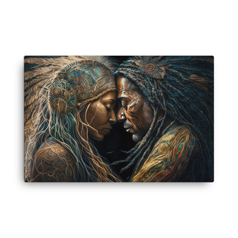 Spiritual love essence canvas canvas wall art print