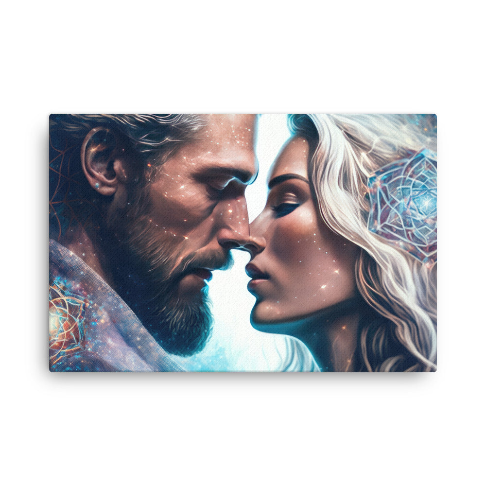 Spiritual lasting love canvas canvas wall art print