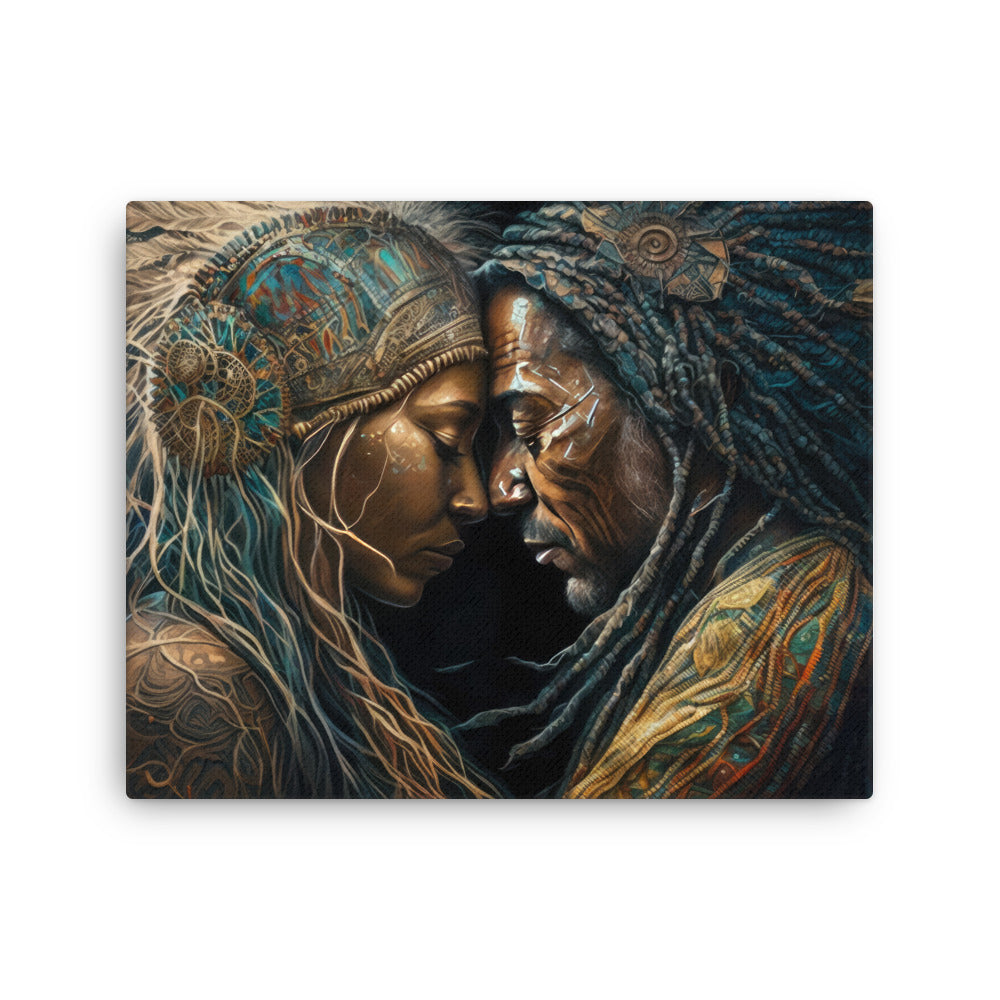 Spiritual love essence canvas canvas print texture detail close-up