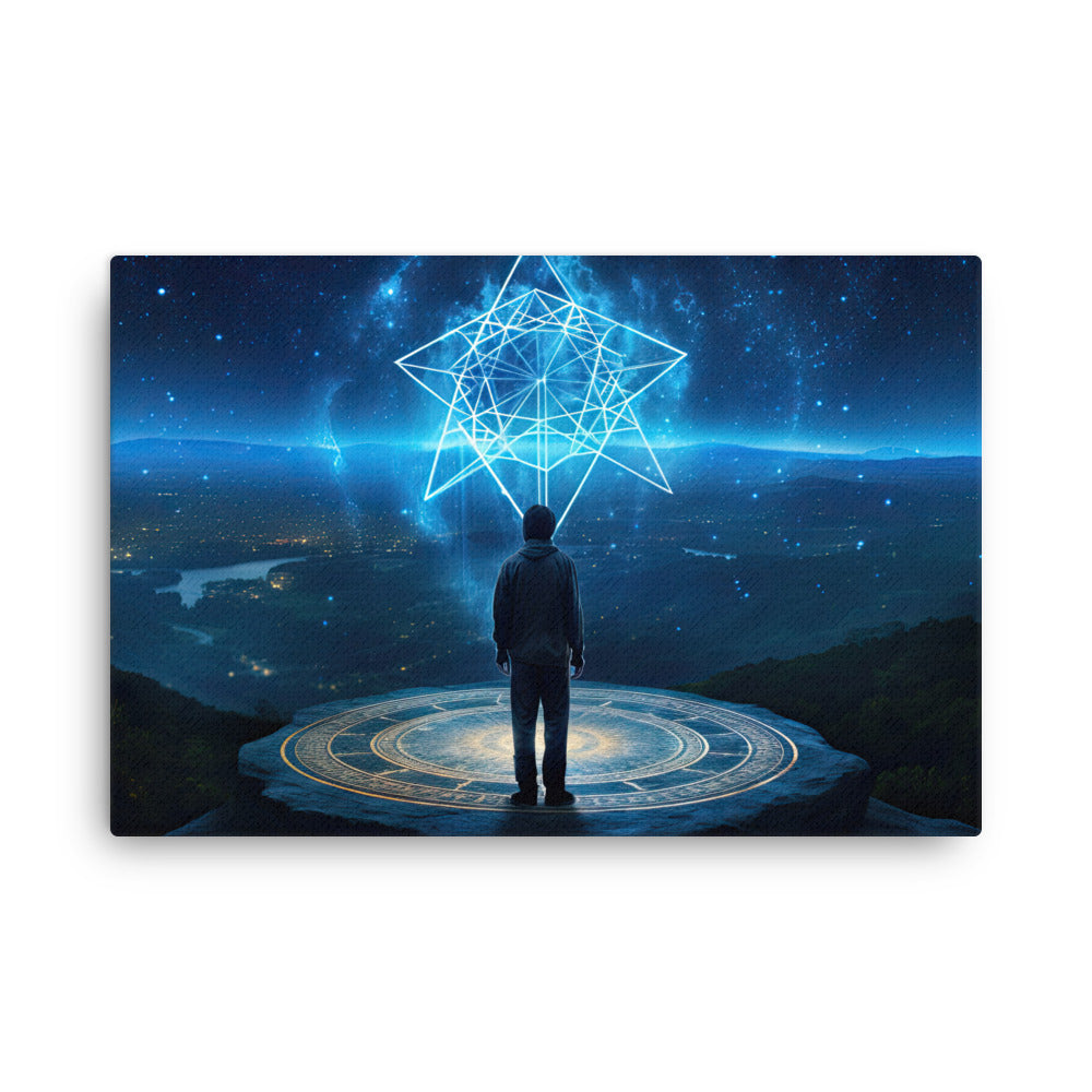 sacred geometry Sacred Geometry - Patterns Of Creation Art Wall Art ( canvas wall art in living room mockup