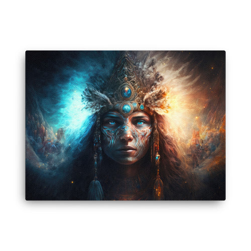 buddha meditation Nature & Shamanic - Visions Art: Journey Of Insight Wall Art ( canvas wall art in bedroom mockup