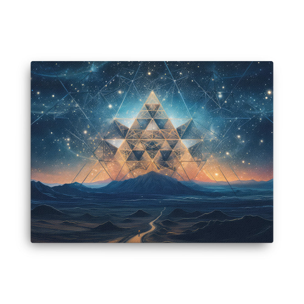 sacred geometry Sacred Geometry - Symmetry Art: Geometry Of Existence Wall Art ( canvas wall art in bedroom mockup