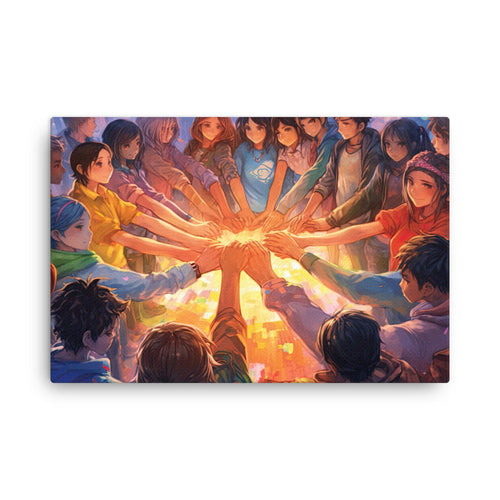 buddha meditation Piano Reverie canvas wall art in living room mockup